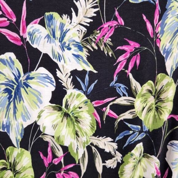 NWT J. JILL Wearable Collection Tropical Floral Tank Knee Length Tank Dress LP - Picture 6 of 7